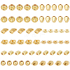 60Pcs 12 Styles Brass Beads KK-PH0015-25-1