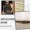 100Pcs Leather with Alloy Waist Belt Keeper Rings FIND-CP0002-45B-5