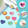 50Pcs 25 Styles PVC Plastic Cabochons FIND-CJ0002-94-3