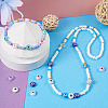 175Pcs 7 Colors Handmade Evil Eye Lampwork Beads EGLA-TA0001-32-8