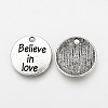 Tibetan Style Alloy Pendants TIBEP-Q078-17AS-NR-2
