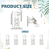 200Pcs Brass Cord Ends KK-PH0012-89S-2