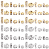 520Pcs Brass Rhinestone Spacer Beads RB-PA0001-07B-7