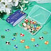 72Pcs 6 Colors Alloy Enamel Pendants ENAM-SC0008-08-7