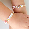 2Pcs Mother's Day Glass Seed Bead Stretch Bracelet Sets BF8981-4