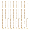 30Pcs 3 Styles 304 Stainless Steel Chain Extender STAS-DC0016-78G-1