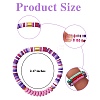 20Pcs 20 Colors Handmade Polymer Clay Heishi Surfer Stretch Bracelets Set with Synthetic Hematite sgBJEW-SW00044-7