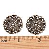 Brass Vintage Filigree Findings X-KKC-Q006-AB-3