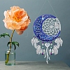 DIY Moon Pendant Decoration Diamond Painting Kit PW-WG99858-01-2