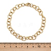 Fashionable 304 Stainless Steel Engraved Bubbles Cable Chain Bracelets STAS-A028-B087G-5