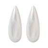 304 Stainless Steel Plastic Imitation Pearl Stud Earrings EJEW-R030-01G-01-4