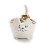 Cat Shape Ceramic Jewelry Plate PW-WGFCE83-01-4