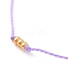 Adjustable Waxed Polyester Cord Braided Bead Bracelets BJEW-JB06188-5