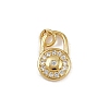 Brass Micro Pave Cubic Zirconia Charms LS-KK-H077-02G-03-1
