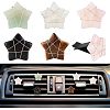 5Pcs Star Gemstone Car Air Vent Clips AJEW-PH00496-01-1