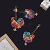 DIY Rooster Pendant Decoration Diamond Painting Kit PW-WG7AF4C-01-3