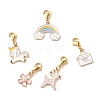 Alloy Enamel Pendant Decorates HJEW-JM00588-1