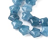 Dyed Natural Malaysia Jade Star Beads Strands G-Z080-A01-04-4