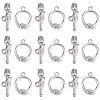 10Pcs 304 Stainless Steel Toggle Clasps STAS-SC0010-67-1