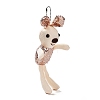 Cartoon PP Cotton Plush Simulation Soft Stuffed Animal Toy Rabbit Pendants Decorations HJEW-K043-01-3