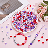 Mother's Day Theme Opaque Acrylic Beads Kits MACR-SP0001-40-4