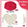 DIY Heart Wood Knitting Loom Kits DIY-CY0003-10B-2