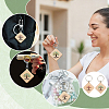 1 Bag Wood Keychains KEYC-PH0002-30-5