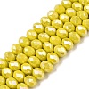 Electroplate Glass Beads Strands LS-EGLA-A044-P8mm-B04-1