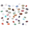 48Pcs 24 Styles Natural Mixed Gemstone Cabochons G-PH0002-54-7