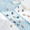 72Pcs 3 Colors Iron Bead Cone IFIN-CA0001-41-4
