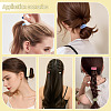 4 Sets 4 Colors Polyester Elastic Hair Accessories OHAR-TA0001-21-6