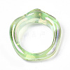 Transparent Resin Finger Rings RJEW-T013-001-E08-5