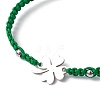 Braided Nylon Cord Adjustable Bracelets BJEW-JB11597-05-3