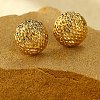 304 Stainless Steel Stud Earrings for Women EJEW-Z063-05G-1