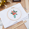 9CT Cotton Cross Stitch Fabric DIY-WH0591-281-4