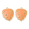 Brass Enamel Pendants KK-J278-40G-1