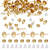 50Pcs Brass Earring Settings KK-TA0008-38A-1