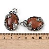 Natural & Synthetic Mixed Gemstone Pendants G-Z101-02AS-4