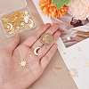 BENECREAT DIY Sun & Moon & Star Earring Making Finding Kit DIY-BC0006-50-3