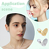 24Pcs 2 Colors 304 Stainless Steel Clip-on Earring Findings STAS-ME0001-60-5