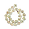 Frosted Handmade Lampwork Beads Strands LAMP-A010-01C-2