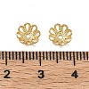Flower Grade AAA Brass Fancy Bead Caps KK-O093-15-NR-2
