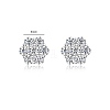 925 Sterling Silver Pave Moissanite Stud Earrings for Women SX7074-1-7