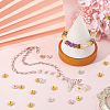 300Pcs 2 Colors Brass Rhinestone Spacer Beads RB-SP0001-04-4