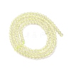 Natural Lemon Quartz(Heated) Beads Strands G-B142-A03-3mm-3