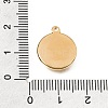 304 Stainless Steel Rhinestone Pendants STAS-E531-13G-A-3