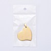 304 Stainless Steel Pendants STAS-I140-11G-8