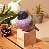 Wooden Eurasian Bullfinch and Block Ornaments JX686A-4