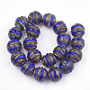Handmade Gold Sand Lampwork Beads LAMP-T006-03A-2