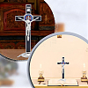 Alloy Enamel Saint Benedict Crucifix Display Decorations AJEW-WH0752-416A-5
